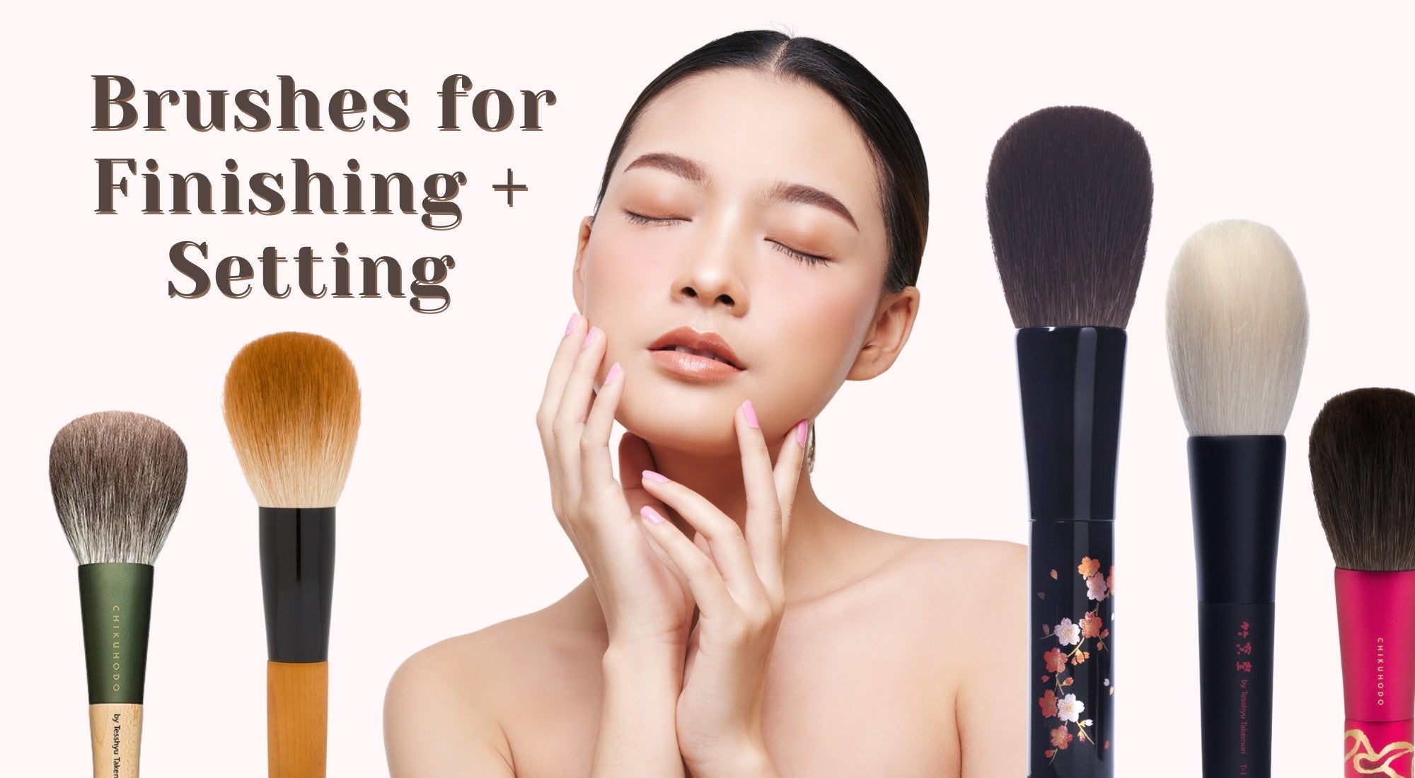Translucent Setting Powder Finishing Makeup Loose Blending Brush for Makeup