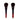 Koyudo Yoshiki Red Gradient Powder Brush (Standard)