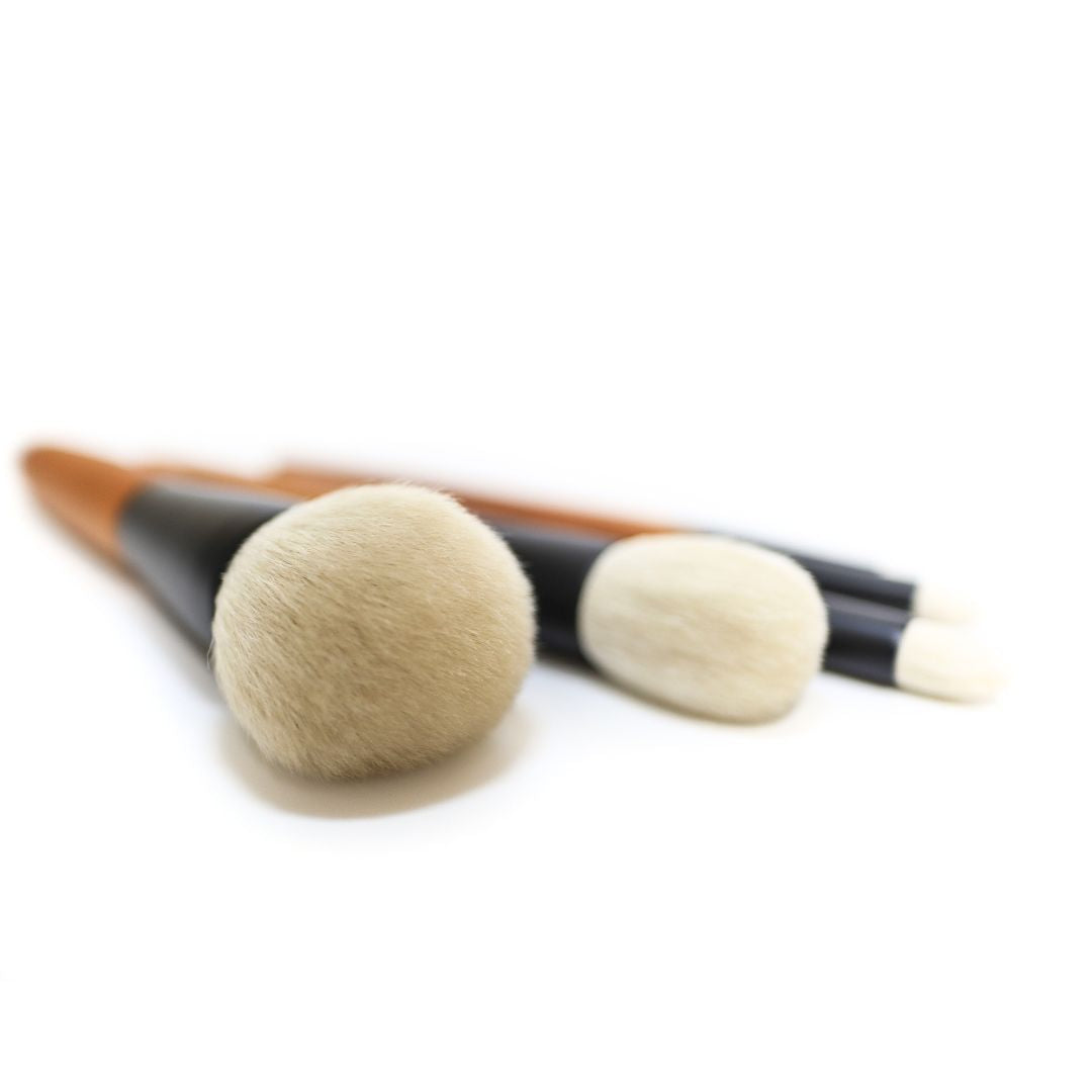 Koyudo Yoshiki Series 5-Brush Set with Pouch - Fude Beauty, Japanese Makeup Brushes