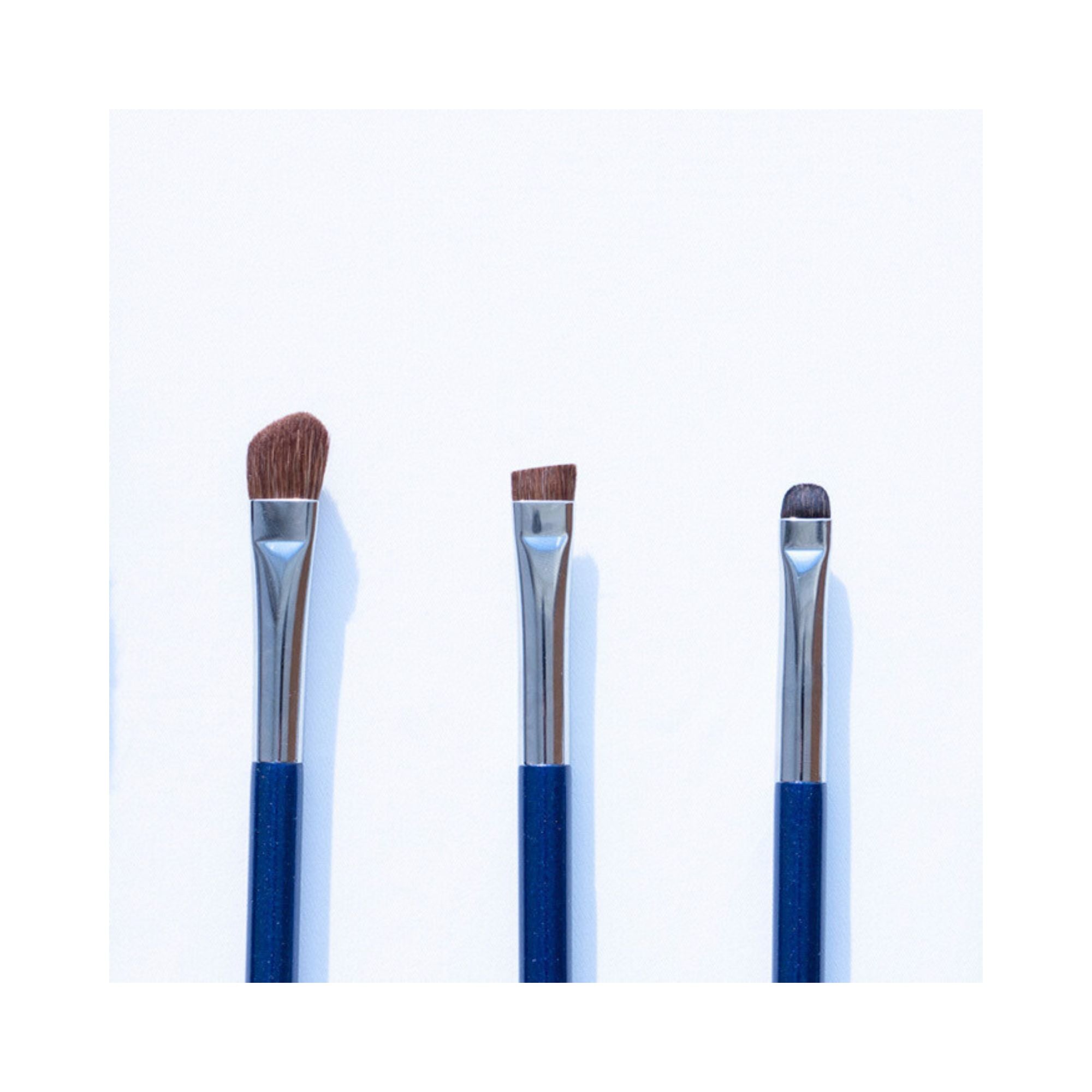 Houkodou 3-Brush Set, Nagi Series (A-4) - Fude Beauty, Japanese Makeup Brushes