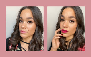 Tutorial: Smokey Eyeliner in Burgundy and Rosy Tones by Sulamita Nistal Sanches