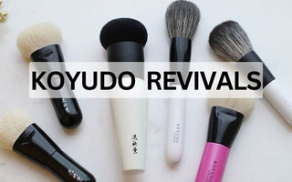 Koyudo FUPA Revival Brushes & Monochrome Cheek Brush by Fluffy Fude