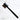Tauhaus Black Eyebrow and comb BK-CO