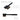 Tauhaus Black Eyebrow and comb BK-CO