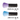 Takeda Brush Puff Brush Super Short Shaft 4 Colors 20RFS FG-SS (100% Goat Hair)