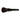 Takeda Brush [Black] Face brush 26SQU (100% gray squirrel hair)