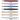 Takeda Brush Flat lip brush, 7 colors, 86 (100% weasel hair)