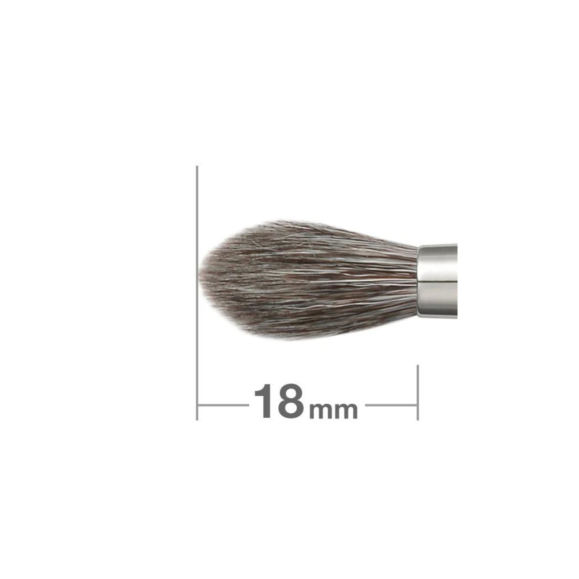 Hakuhodo J5523 Hand Crafted Eye Shadow Brush – Goat Hair, Flat Round Shape – Made In Japan – No Box