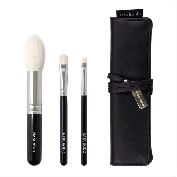 Hakuhodo Basic 3-piece set - Fude Beauty Hakuhodo Basic 3-piece set - Fude Beauty
