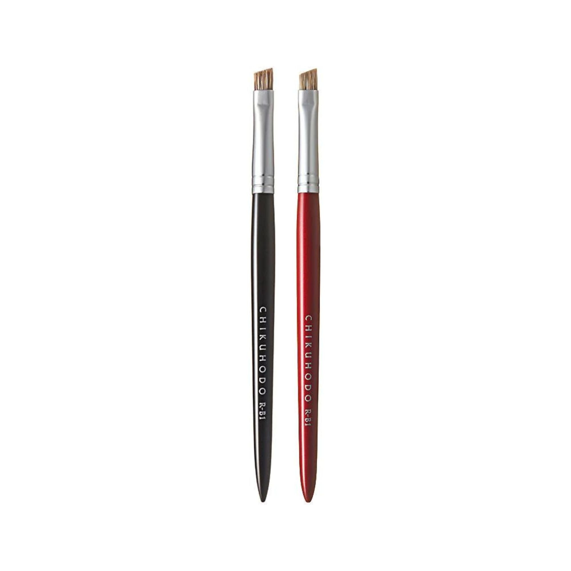 Chikuhodo Eyebrow Brush, Regular Series (R-B1 Black, RR-B1 Red)
