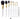 Chikuhodo GL series 8-brush set