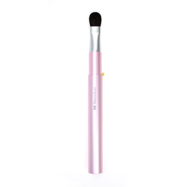 Mizuho KP-3 Portable Eyeshadow brush Pink, KP Series - Fude Beauty, Japanese Makeup Brushes