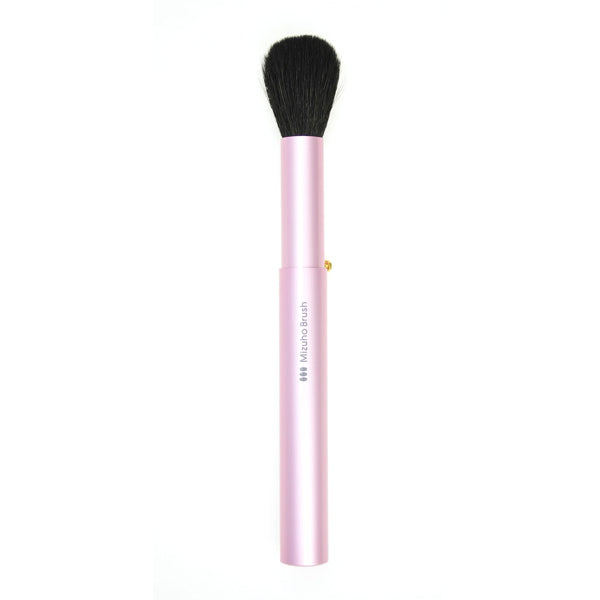 Mizuho KP-2 Portable Cheek brush Pink, KP Series - Fude Beauty, Japanese Makeup Brushes