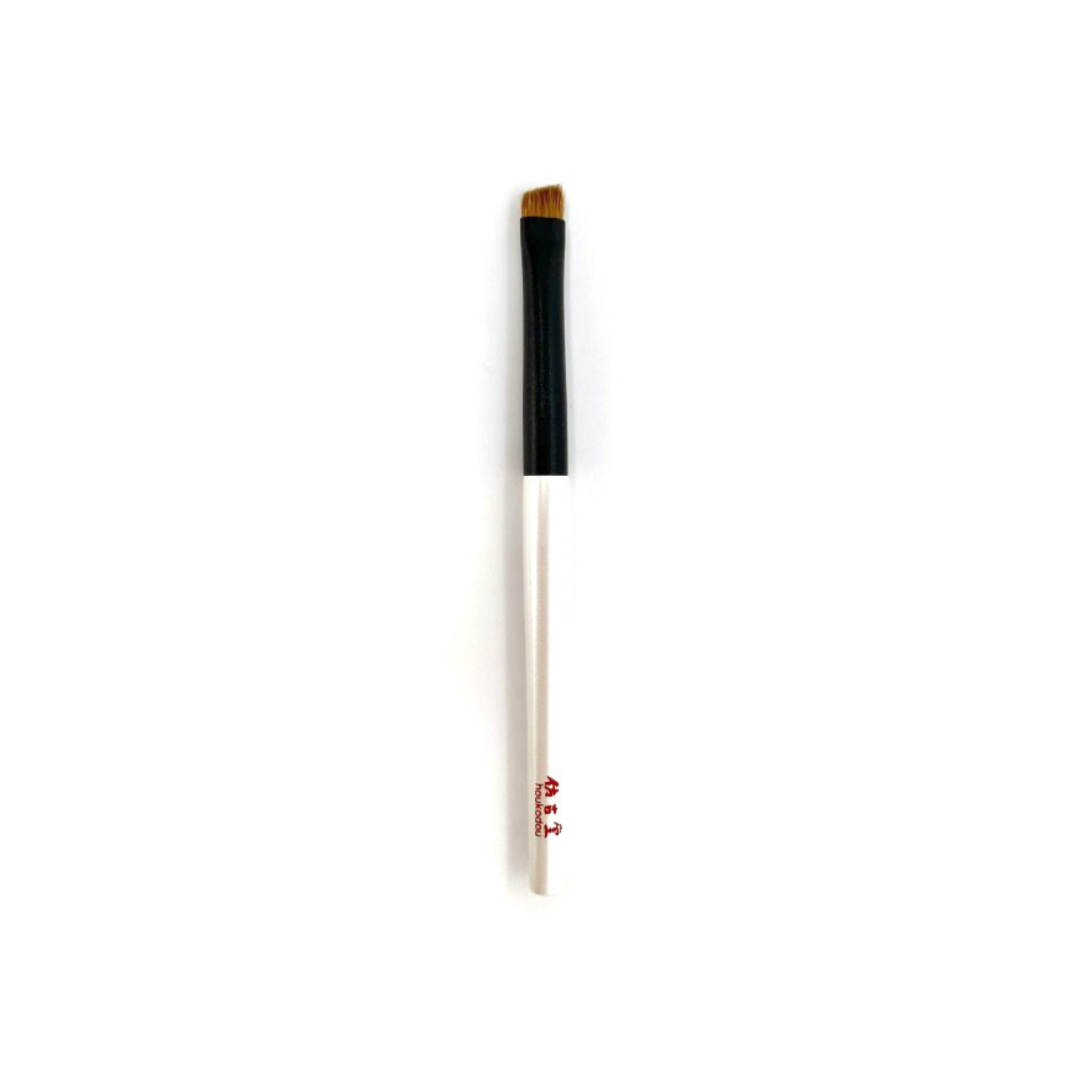 Houkodou Eyebrow Brush W-B1, Pearl White Series - Fude Beauty, Japanese Makeup Brushes