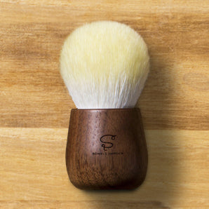 Koyudo Lemon x Walnut Foundation Brush S-4, Somell Garden Series - Fude Beauty, Japanese Makeup Brushes