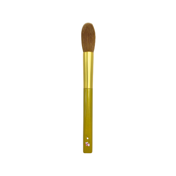 Koyudo Raden Kolinsky Cheek Brush (Gold) - Fude Beauty, Japanese Makeup Brushes