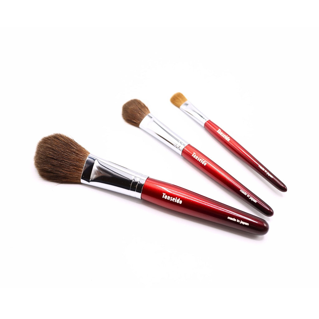 Tanseido AKA 赤 Series MQ10 Eyeshadow Brush (Premium Collection) - Fude Beauty, Japanese Makeup Brushes