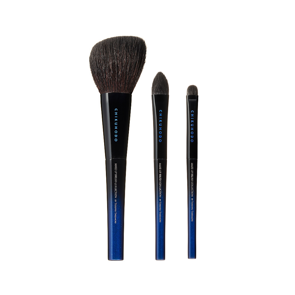 Chikuhodo 2021 Collection, Soiree 3-Piece Set - Fude Beauty, Japanese Makeup Brushes