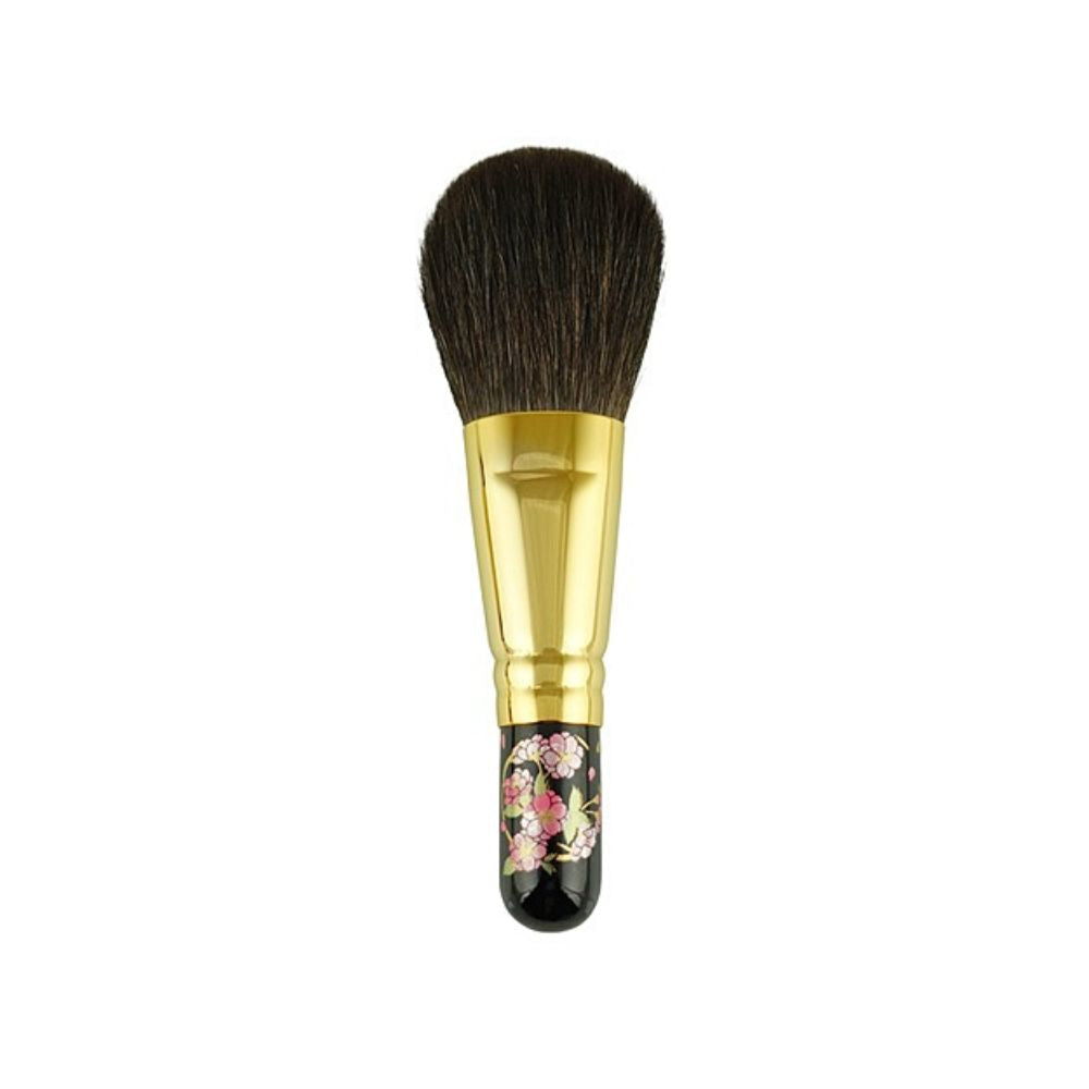 Eihodo WP P-2 Powder Brush (Peony Sakura 牡丹桜), Makie Design - Fude Beauty, Japanese Makeup Brushes