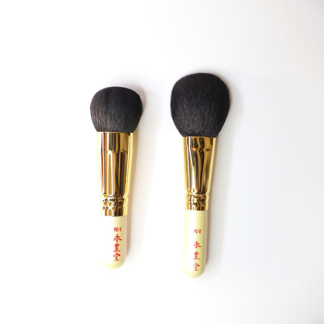 Eihodo WP-Series Powder & Cheek Brush (P-C2) - Fude Beauty, Japanese Makeup Brushes