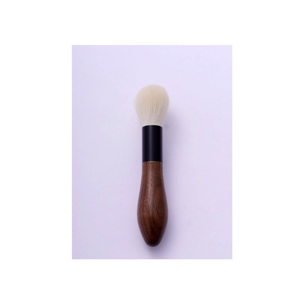 Koyomo Walnut Shibucha Cheek Brush, Hana Series - Fude Beauty, Japanese Makeup Brushes