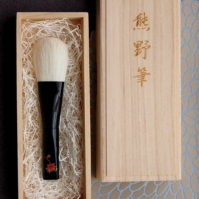Koyudo Saibikoho Sakura Series, Small Powder Brush - Fude Beauty, Japanese Makeup Brushes