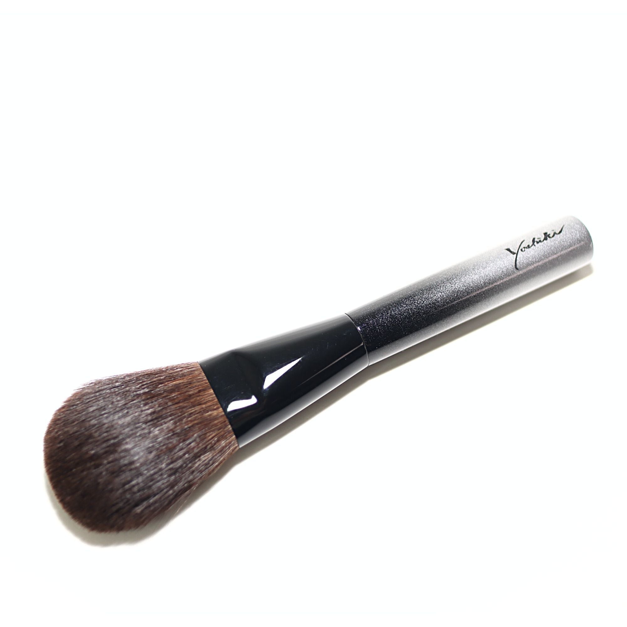 Koyudo Yoshiki Metallic Monochrome Gradient Powder Brush (Limited Edition) - Fude Beauty, Japanese Makeup Brushes