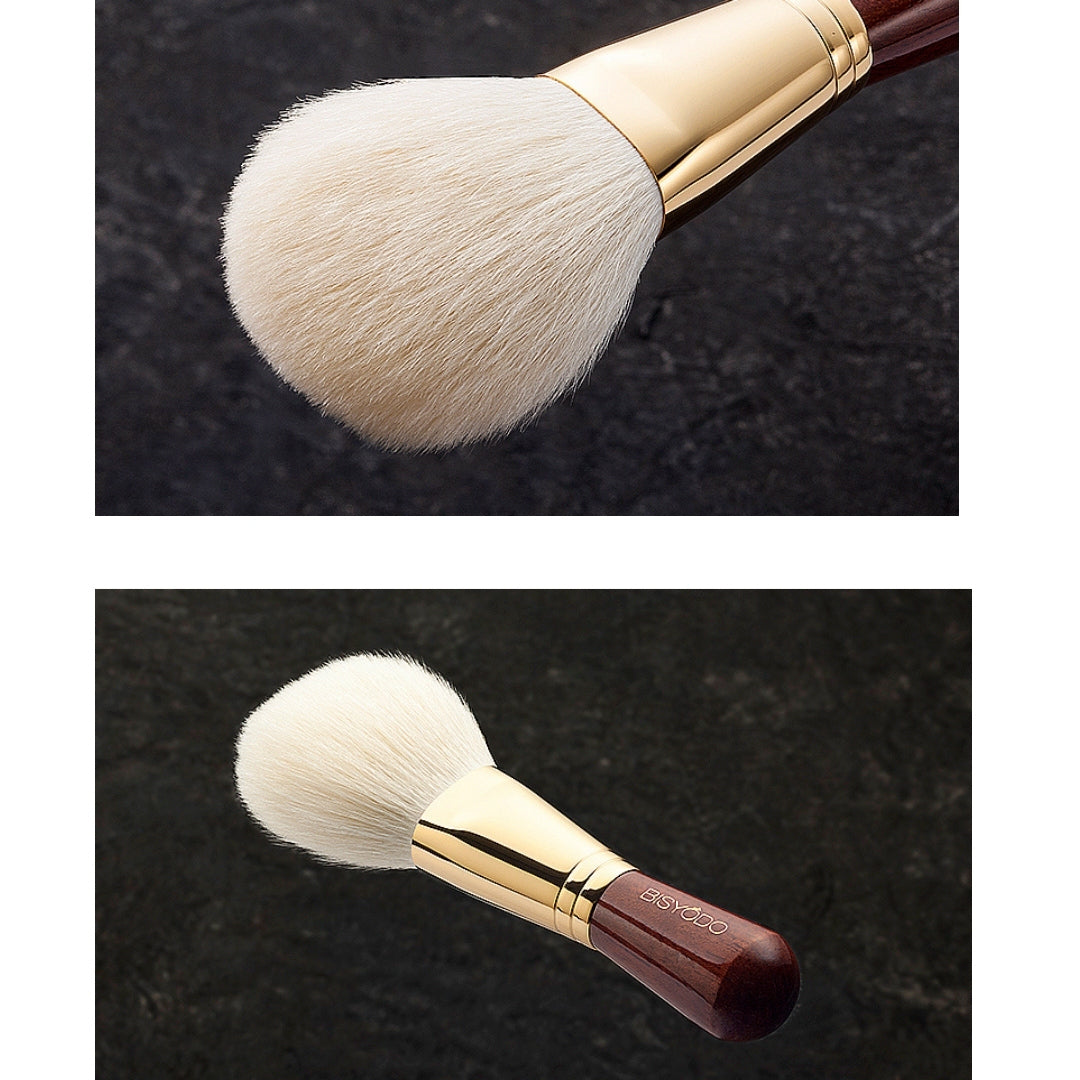 Bisyodo BS-F-01 Finishing Powder Brush, Short Series - Fude Beauty, Japanese Makeup Brushes