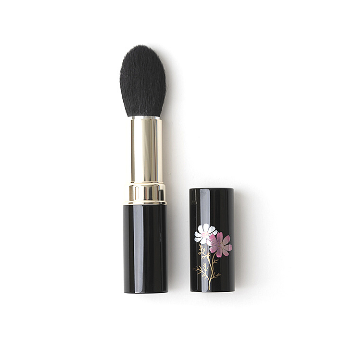 Nakamura Seisakusho Makie Portable Brush, Cosmos Design - Fude Beauty, Japanese Makeup Brushes