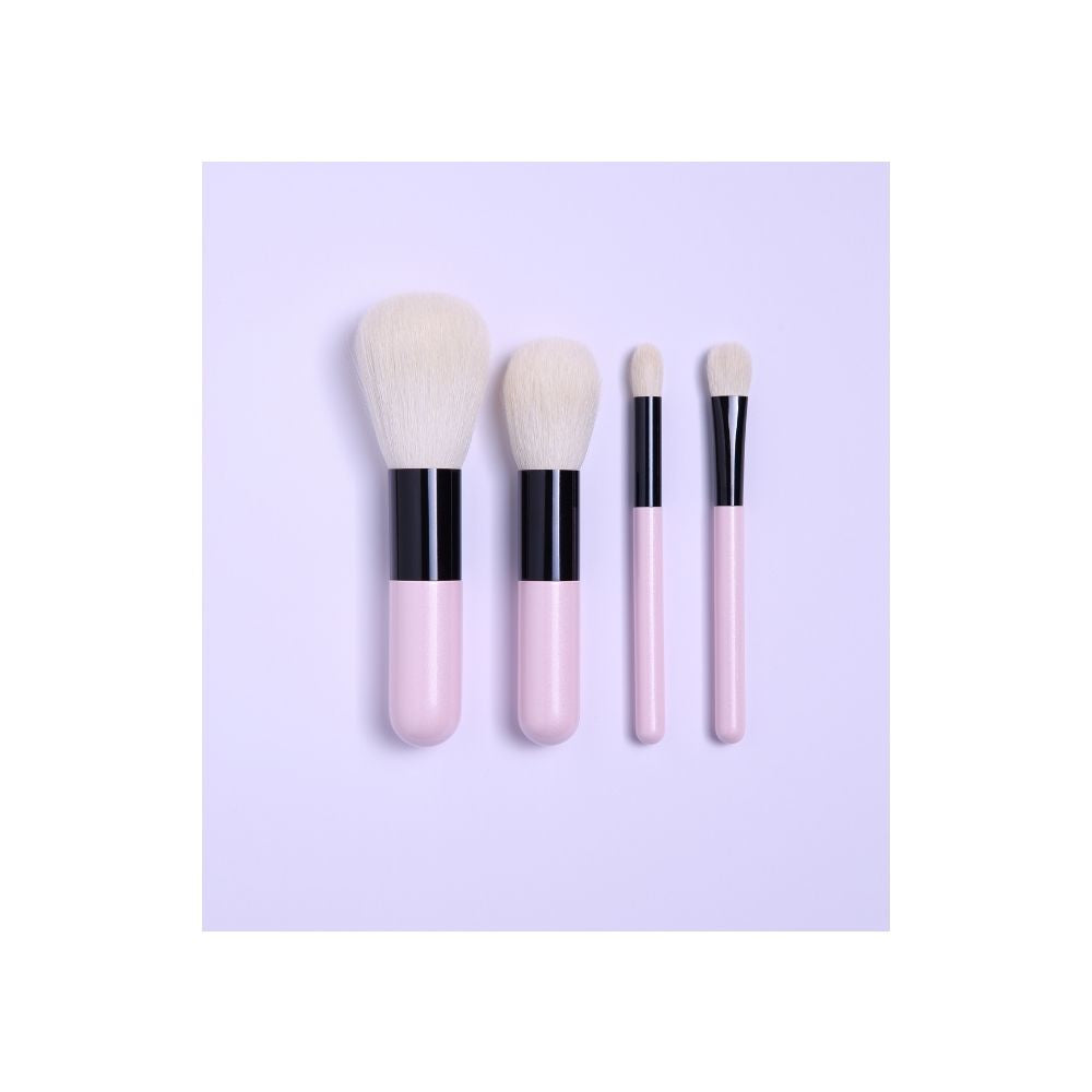 Koyomo Pearl Pink Nadeshiko Face Brush - Fude Beauty, Japanese Makeup Brushes