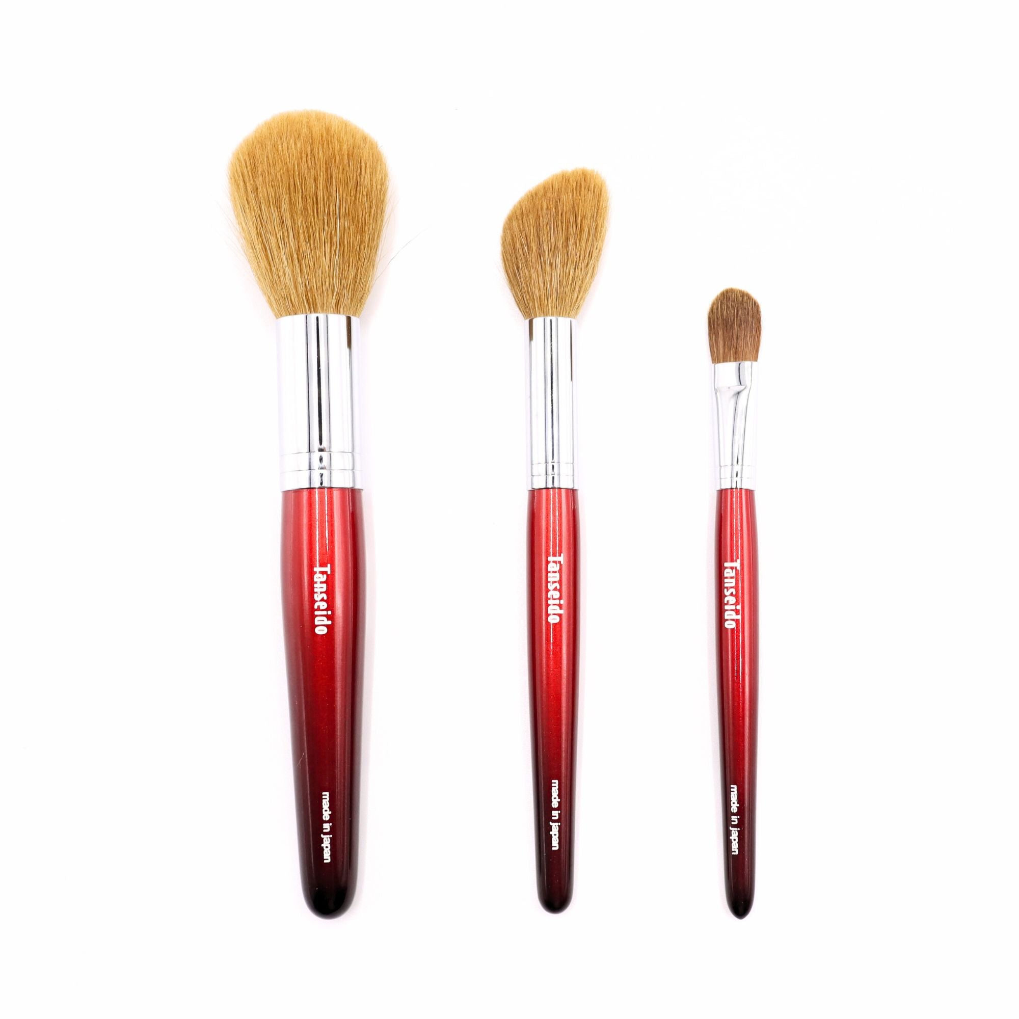 Tanseido AKA 赤 Series PQ10 Eyeshadow Brush (Regular Collection) - Fude Beauty, Japanese Makeup Brushes