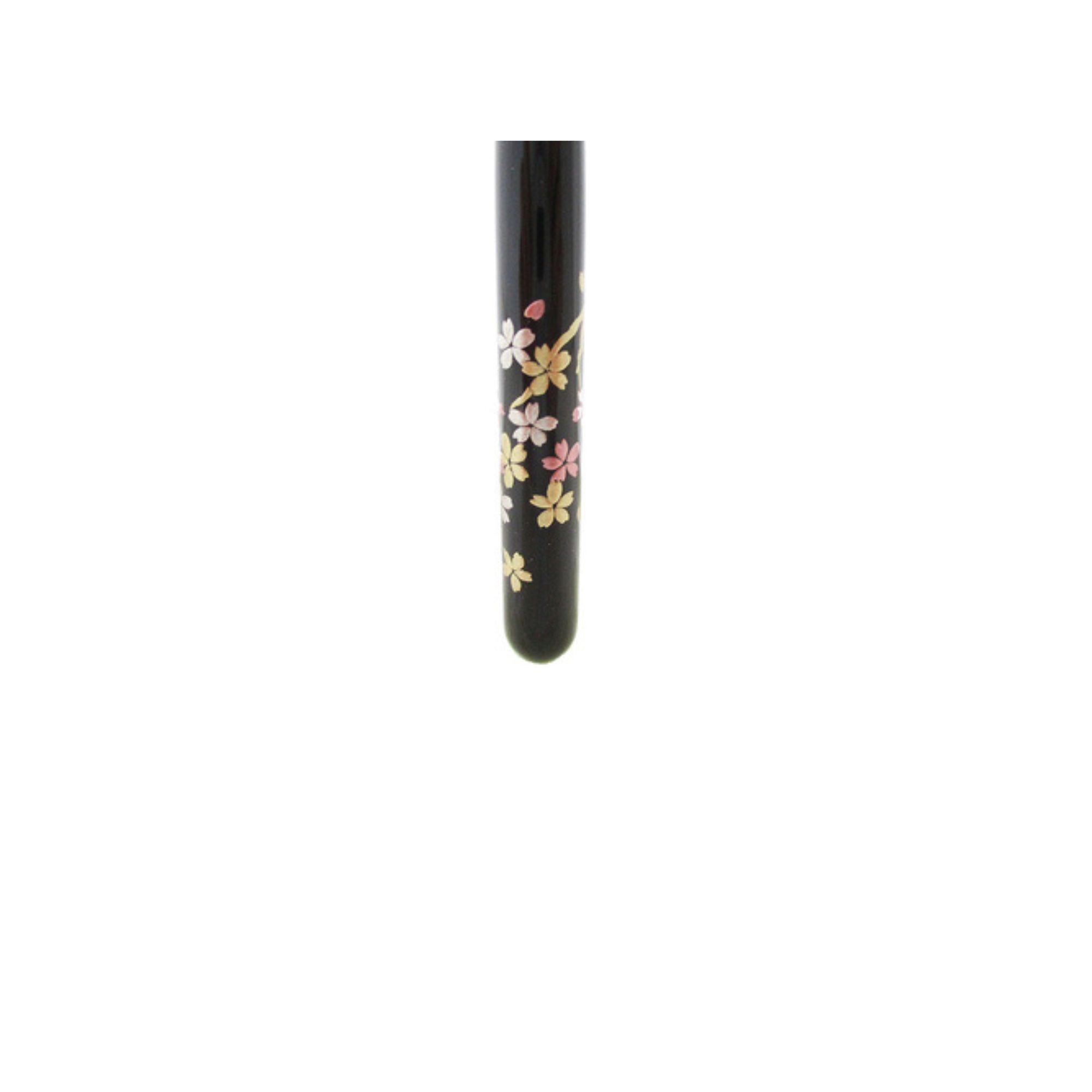 Eihodo Makie Blending Brush Sakura 小桜 – Red, Black Handles (Limited) - Fude Beauty, Japanese Makeup Brushes