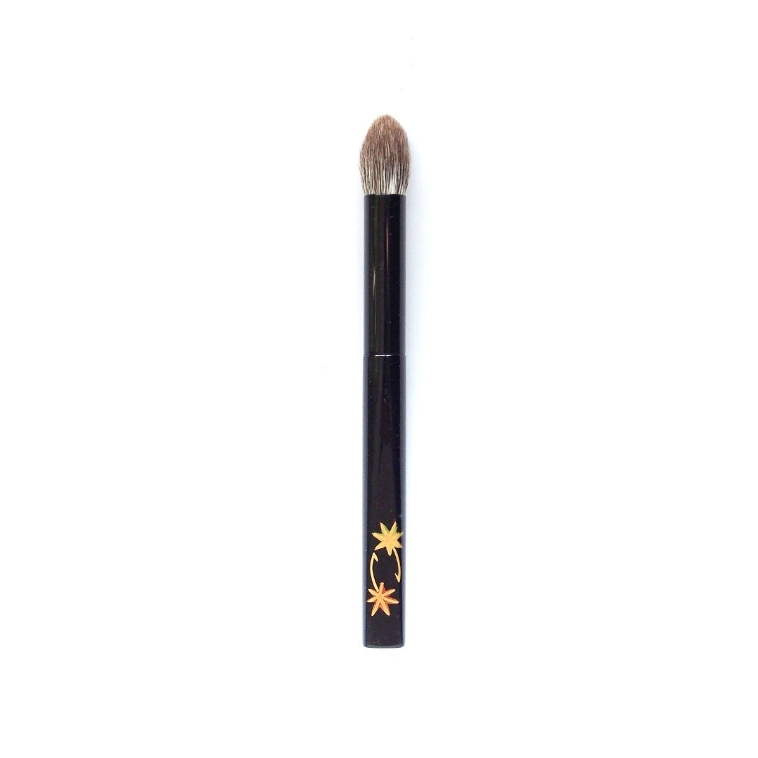 Koyudo Silver Fox Large Eyeshadow Brush, Momiji Makie Design - Fude Beauty, Japanese Makeup Brushes