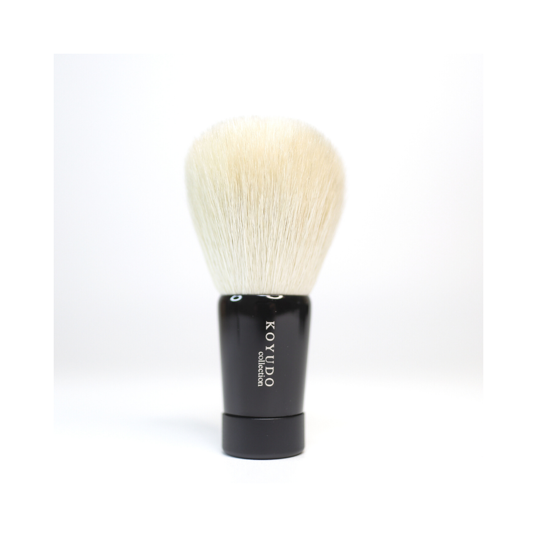 Koyudo Men's Shaving & Face Wash Brush (W1-N4K) - Fude Beauty, Japanese Makeup Brushes