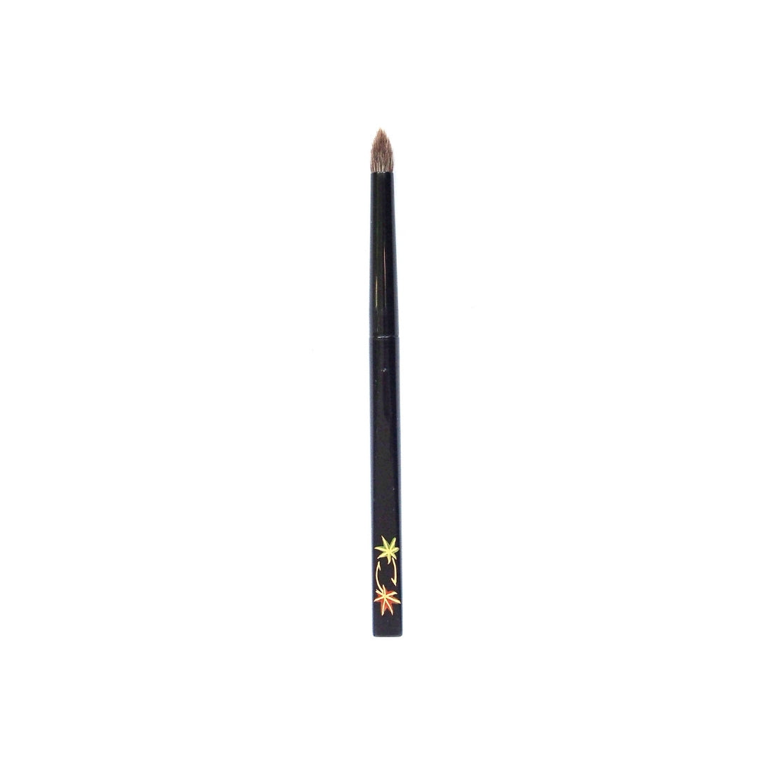 Koyudo Silver Fox Eyeliner Brush, Momiji Makie Design - Fude Beauty, Japanese Makeup Brushes