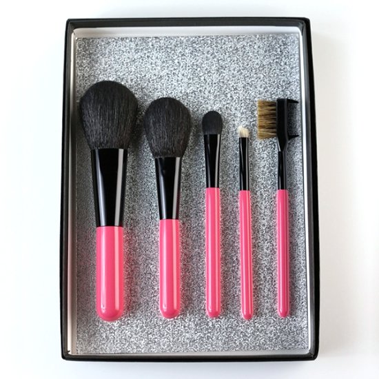 Kyureido KB 5-Brush Set, K Series - Fude Beauty, Japanese Makeup Brushes