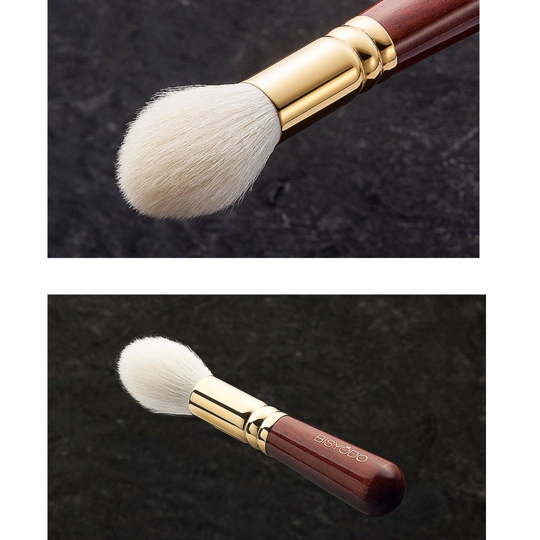 Bisyodo BS-HC-01 Highlight Cheek Brush, Short Series - Fude Beauty, Japanese Makeup Brushes