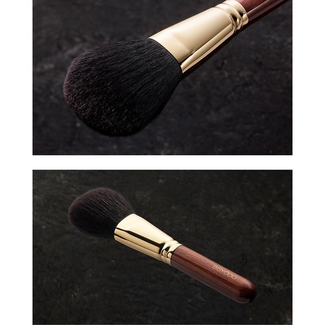 Bisyodo Finishing Powder Brush B-F-02 (Long Series) - Fude Beauty, Japanese Makeup Brushes