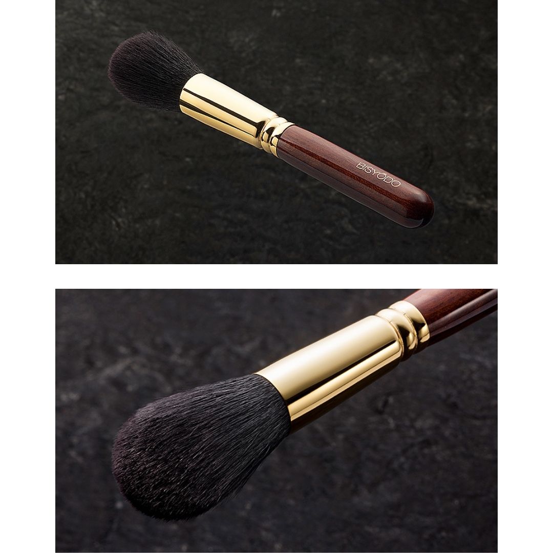 Bisyodo Powder Brush B-P-01,  Long Series - Fude Beauty, Japanese Makeup Brushes