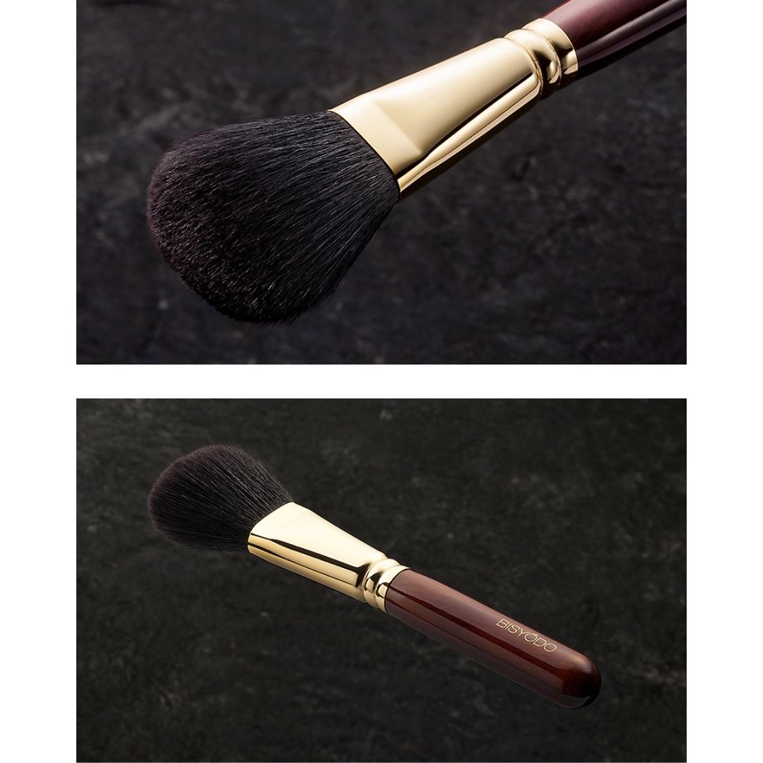 Bisyodo Powder Brush B-P-02, Long Series - Fude Beauty, Japanese Makeup Brushes