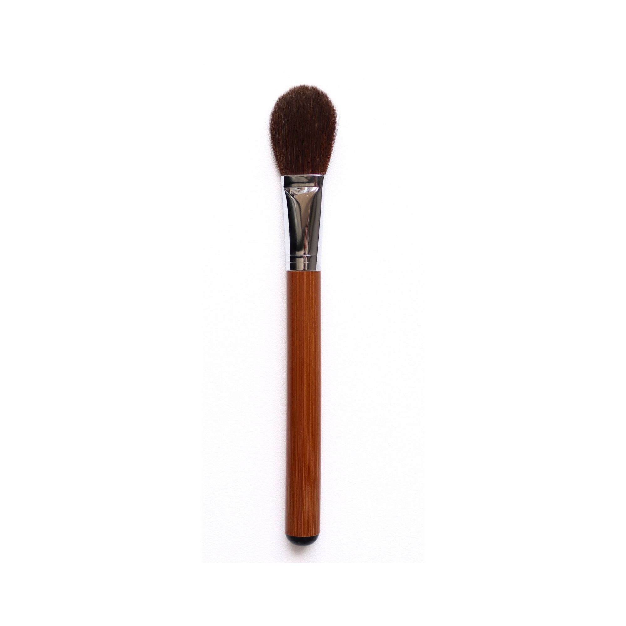 Tanseido Flat Cheek Brush, Take 竹 'Bamboo' Series (AQ20TAKE) - Fude Beauty, Japanese Makeup Brushes