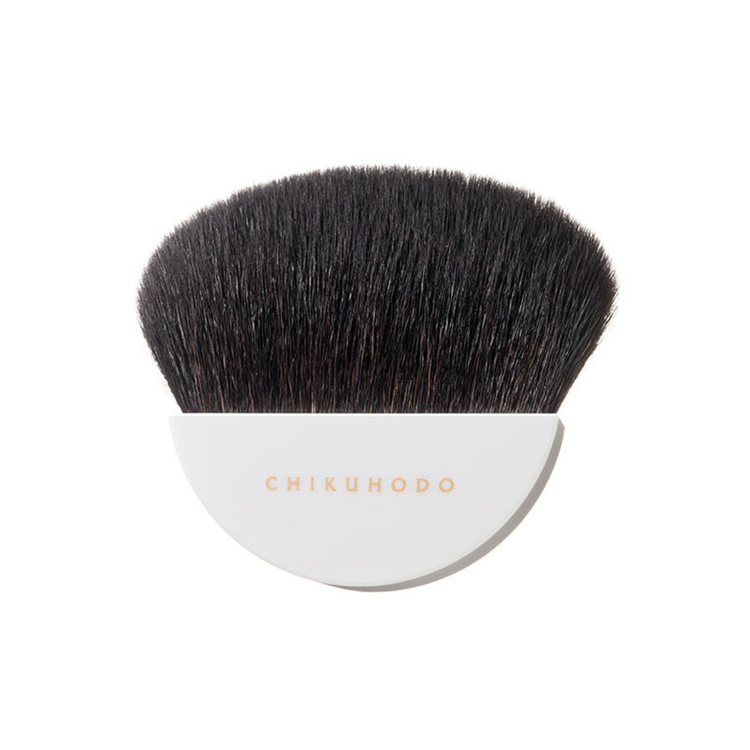 Chikuhodo HA-1 HANAKO Fan Brush - Fude Beauty, Japanese Makeup Brushes
