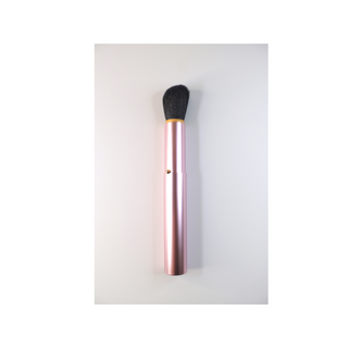 Koyudo Pink Portable Cheek + Highlighter Brush 21-0-26 (Sample sale) - Fude Beauty, Japanese Makeup Brushes