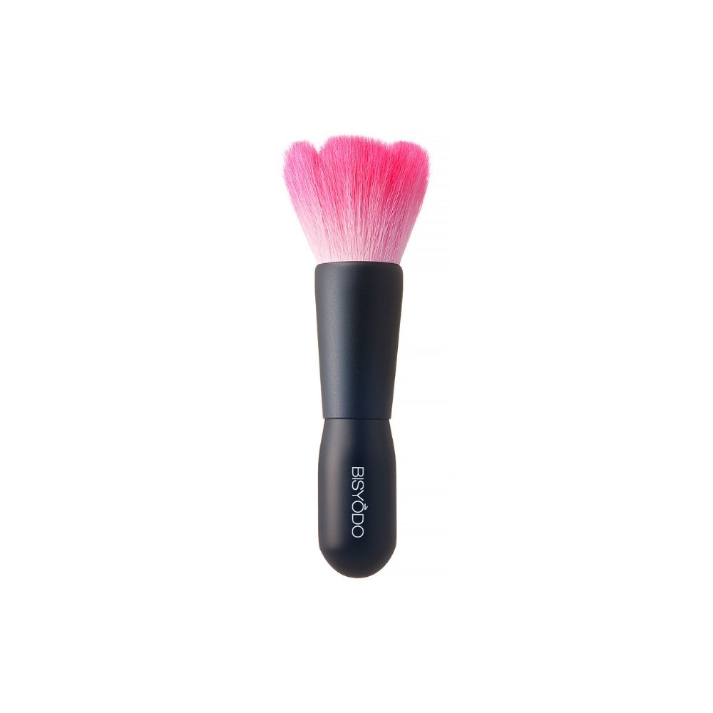 Bisyodo Rose Powder Brush RO-P-02 Black/Pink - Fude Beauty, Japanese Makeup Brushes