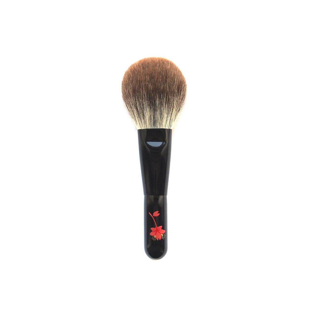 Koyudo Silver Fox Makie Powder Brush, Sakura Design SF-PCB (Limited) - Fude Beauty, Japanese Makeup Brushes