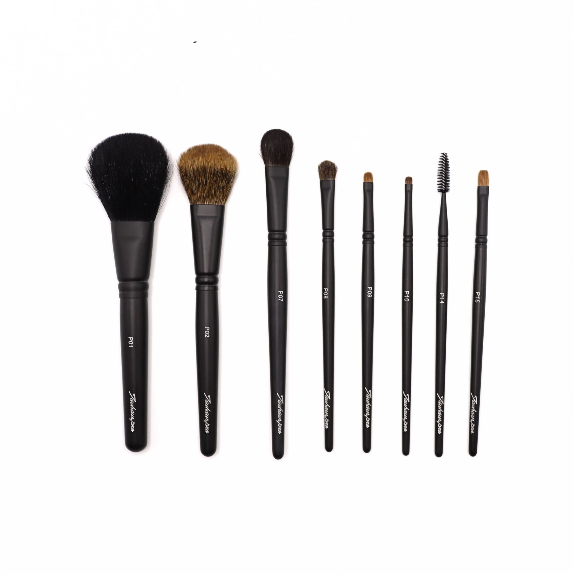 Tauhaus Pro Series 8-Brush Set - Fude Beauty, Japanese Makeup Brushes