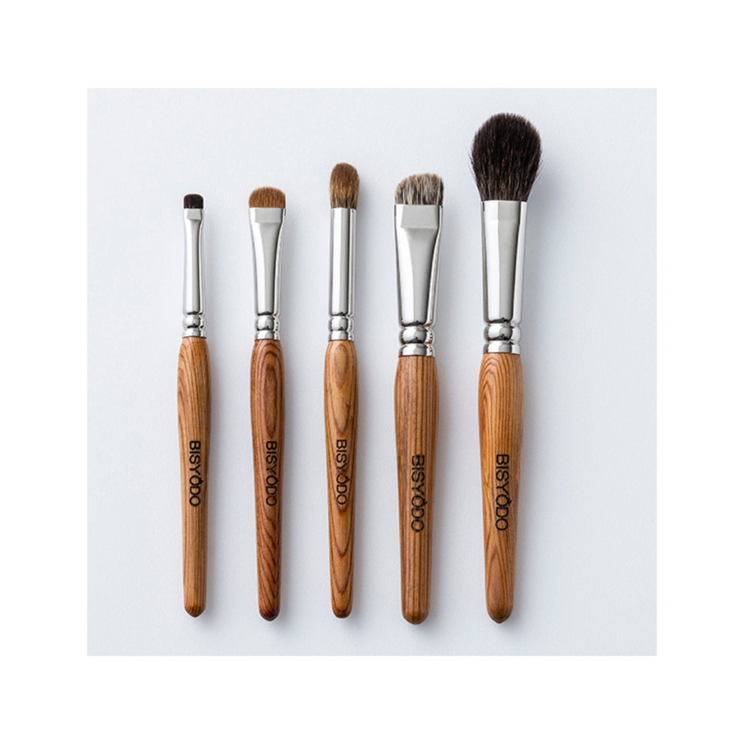 Bisyodo Yakusugi Eye Brush Set (YS-SET5) - Fude Beauty, Japanese Makeup Brushes