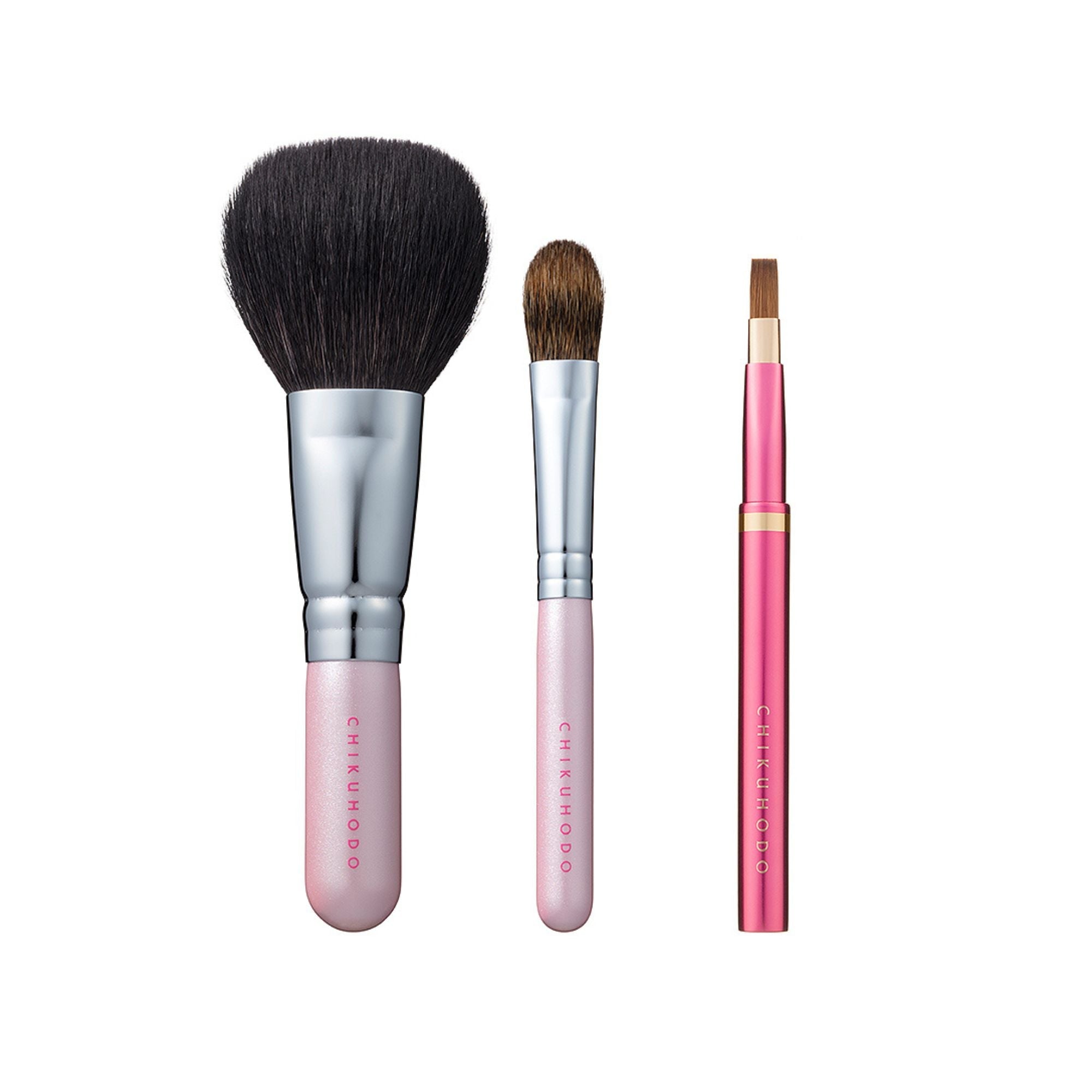 Chikuhodo 3-Brush Gift Set BR-15 - Fude Beauty, Japanese Makeup Brushes