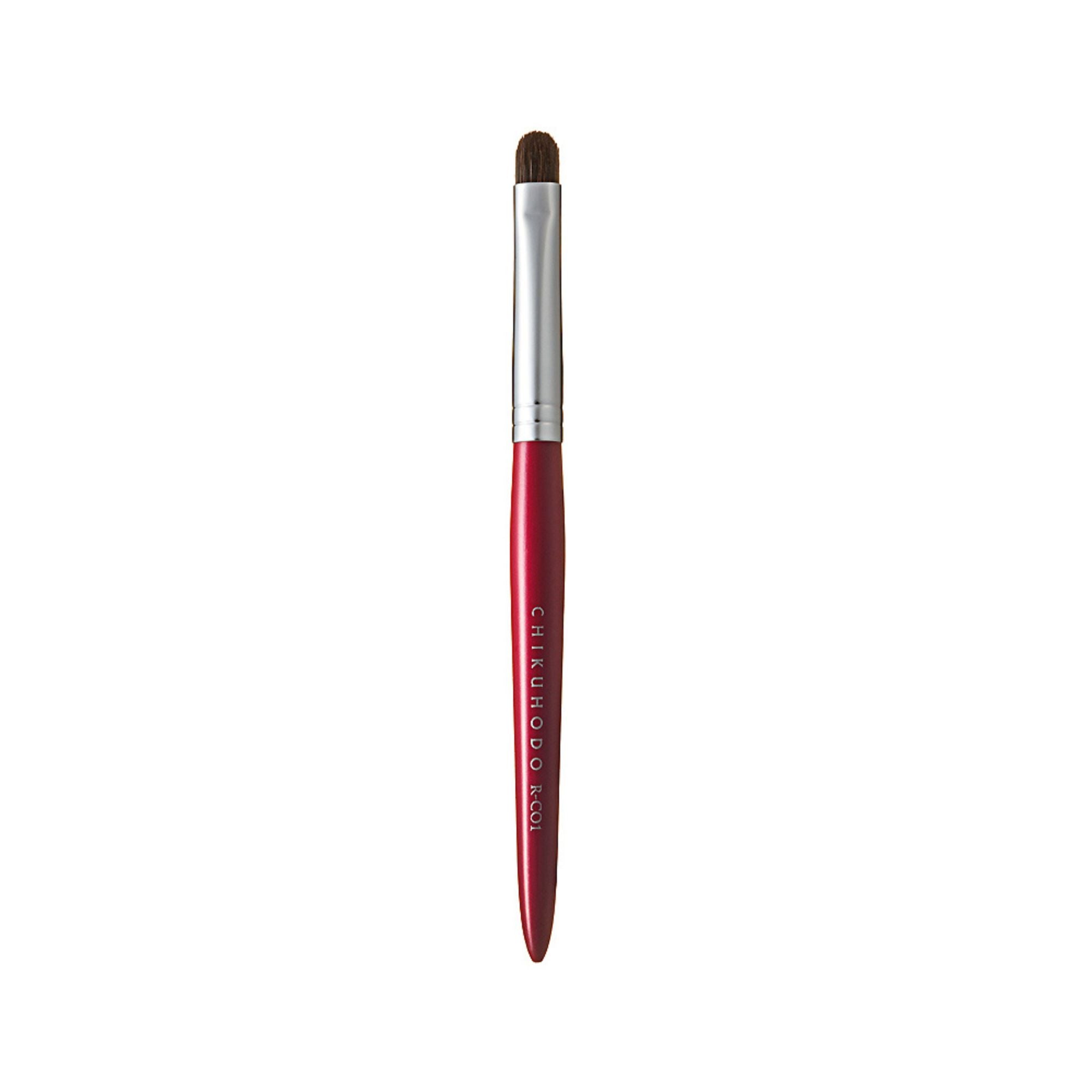 Chikuhodo Concealer Brush, Regular Series (R-CO1 Black, RR-CO1 Red) - Fude Beauty, Japanese Makeup Brushes