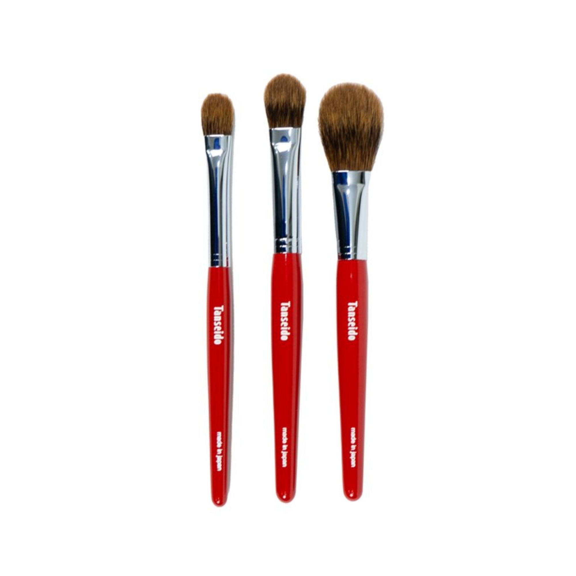 Tanseido CQ Eyeshadow/Mutlitask Set (SP3) - Fude Beauty, Japanese Makeup Brushes